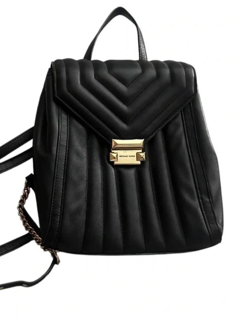 Michael Kors Whitney medium, quilted leather backpack